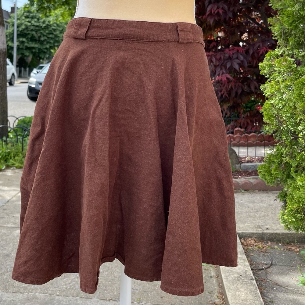 Button Up Circle Skirt y2k forever21 - Picture 3 of 4